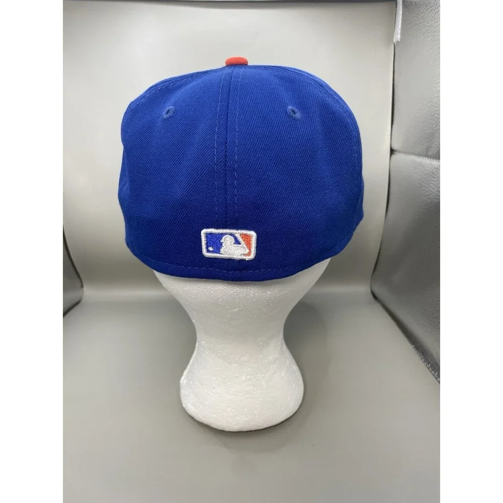 New Era 59Fifty Authentic On Field Fitted Hat New York Mets 7 Blue MLB NWT